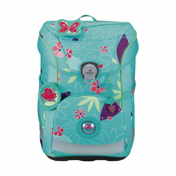 Schultaschenset ErgoFlex Easy Butterfly DER DIE DAS 5tlg