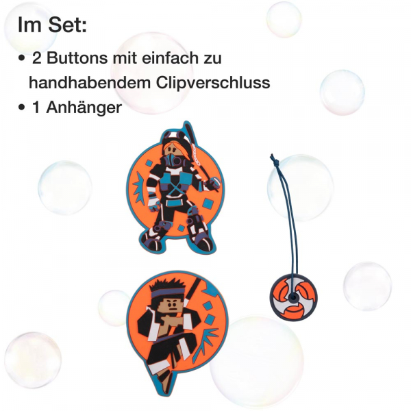 DER DIE DAS Schultaschenset ErgoFlex Easy 5tlg Ninja Fighter