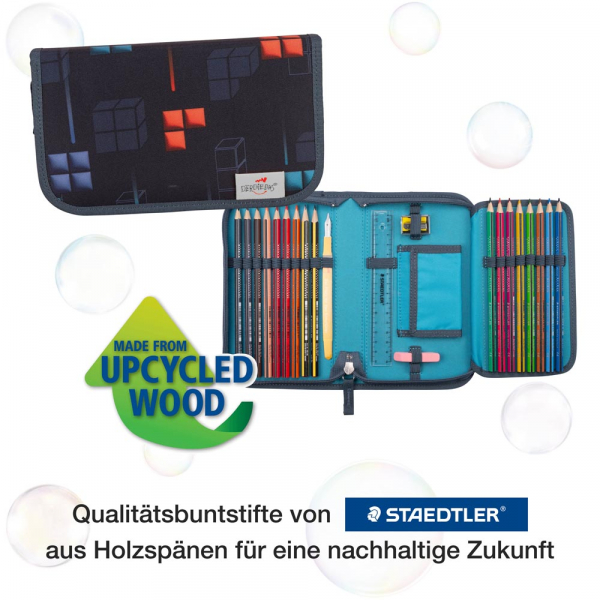 DER DIE DAS Schultaschenset ErgoFlex Easy 5tlg Ninja Fighter