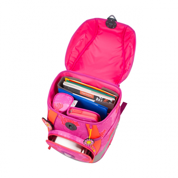 DER DIE DAS Schultaschenset ErgoFlex Tiny Roses 5tlg