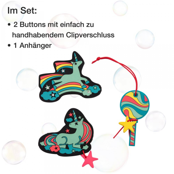 DER DIE DAS Schultaschenset ErgoFlex Tiny LED 5tlg Rainbow Star