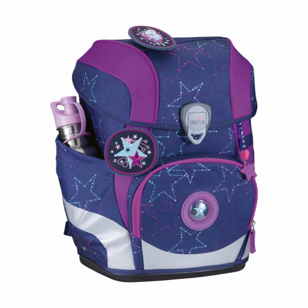 Schultaschenset ErgoFlex Tiny LED DER DIE DAS 5tlg Dancing