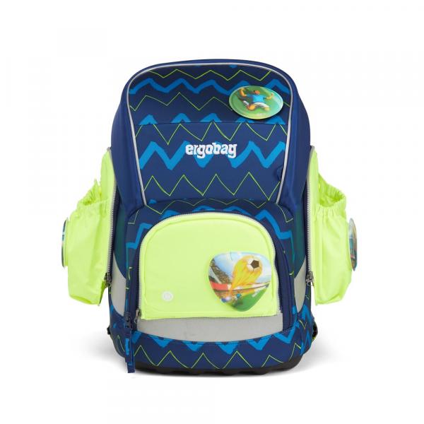 ergobag Fluo LED Seitentaschen Zip-SetGelb