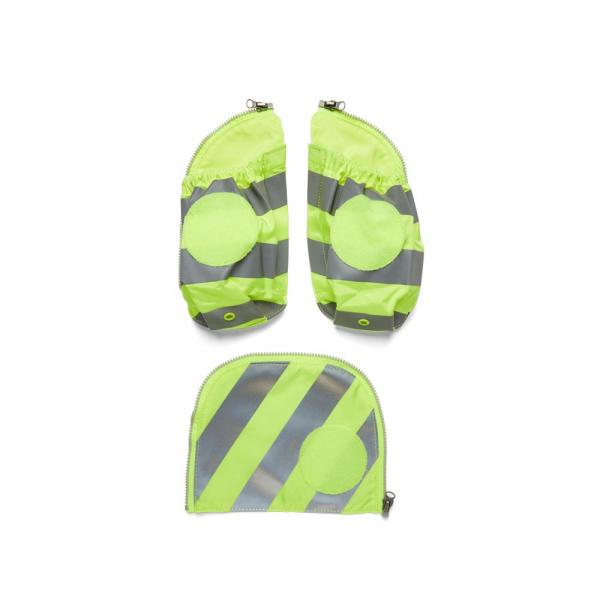 ergobag Fluo Seitentaschen Zip-Set mit ReflektorstreifenGelb