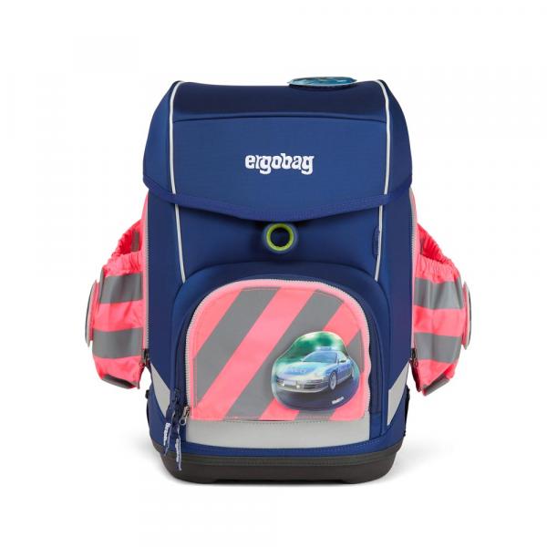 ergobag Fluo Seitentaschen Zip-Set mit ReflektorstreifenPink