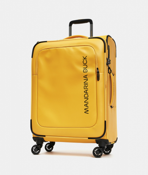 Mandarina Duck ECO Coated Trolley Medium EXP Duck Yellow