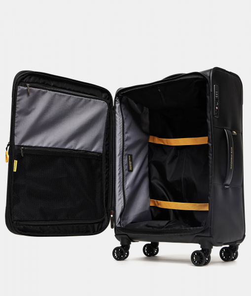 Mandarina Duck ECO Coated Trolley Medium EXP Black