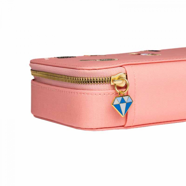Jeune Premier Pencil Box Filled Jewellery Box Pink