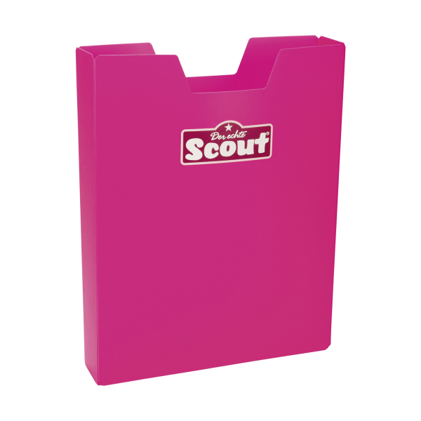 Heftbox  pink SCOUT A4