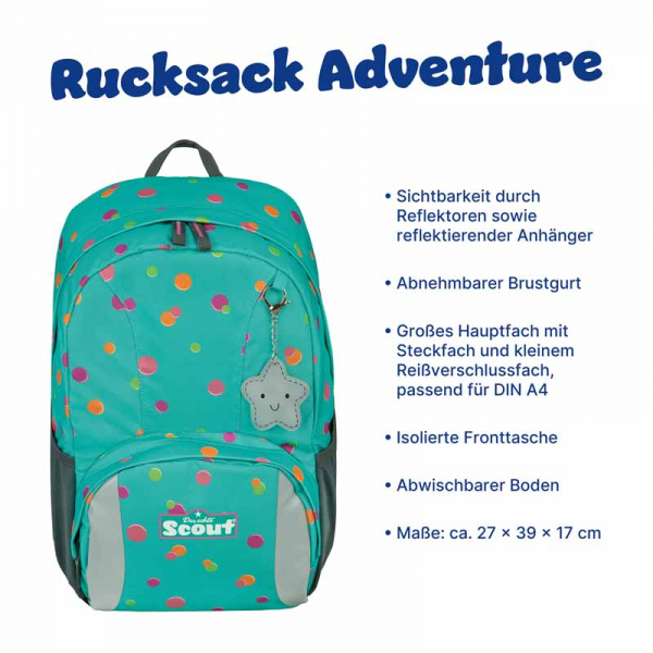Kinderrucksack Dots SCOUT Adventure