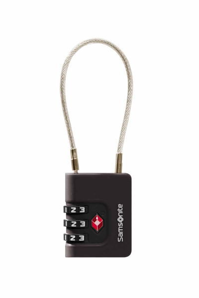 Samsonite TA REVOLUTION Cablelock 3 Dial TSA black