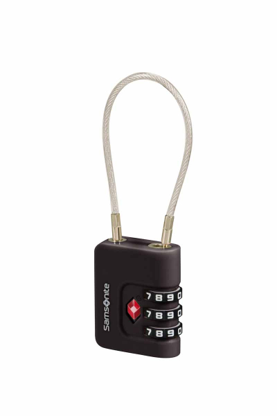 Samsonite TA REVOLUTION Cablelock 3 Dial TSA black