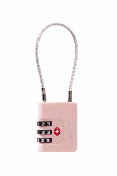 Samsonite TA REVOLUTION Cablelock 3 Dial TSA rose