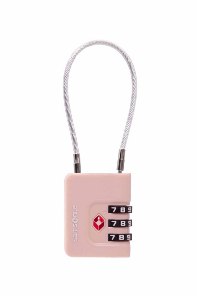 Samsonite TA REVOLUTION Cablelock 3 Dial TSA rose