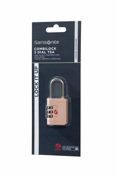 Samsonite TA REVOLUTION Combilock 3 Dial TSA rose