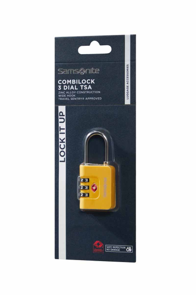 Samsonite TA REVOLUTION Combilock 3 Dial TSA yellow