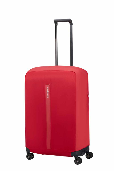 Samsonite foldable luggage cover M red