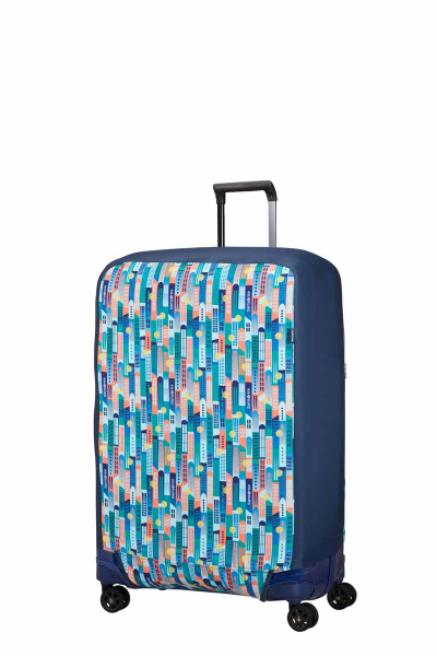 Samsonite TA Revolution Foldable Lug. Cover L City Prnt