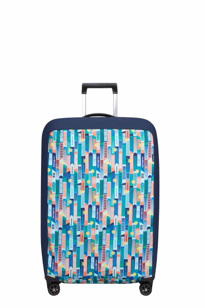 Samsonite TA Revolution Foldable Lug. Cover L City Prnt