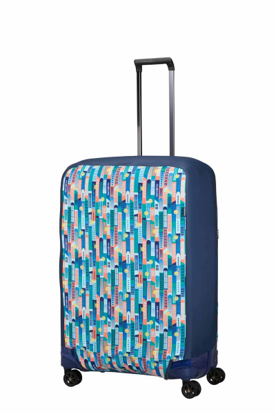 Samsonite TA Revolution Foldable Lug. Cover L City Prnt