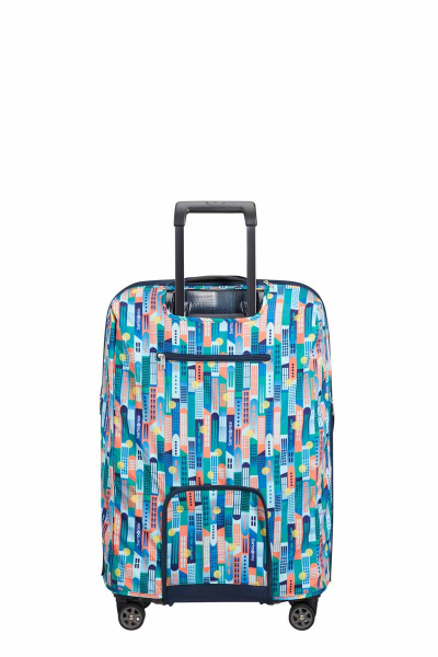 Samsonite foldable luggage cover M city print
