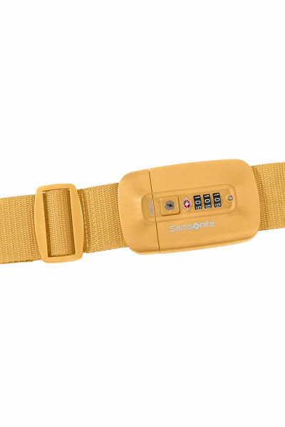 Samsonite TA REVOLUTION Luggage Strap TSA Lock yellow