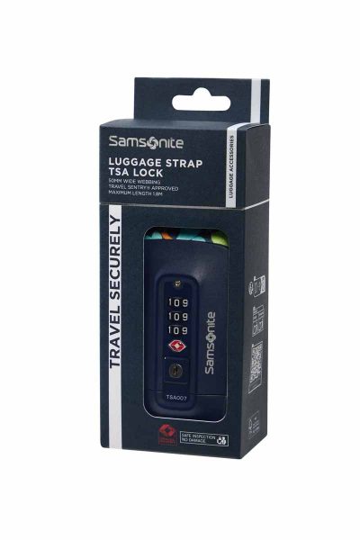 Samsonite TA REVOLUTION Luggage Strap TSA lock colorwave