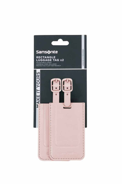 Samsonite TA REVOLUTION  Rectangle Luggage TagX2 rose