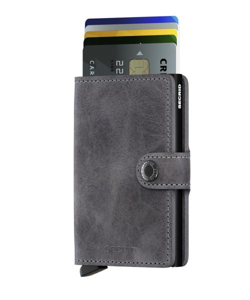 Secrid Miniwallet Vintage Grey Black