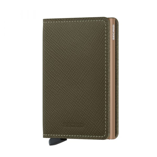 Secrid Slimwallet Saffiano Olive