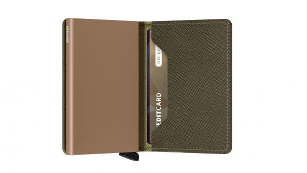 Secrid Slimwallet Saffiano Olive