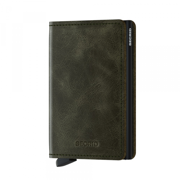 Secrid Slimwallet Vintage Olive Black