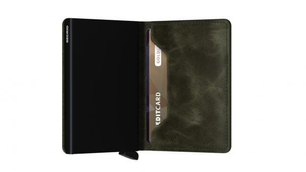 Secrid Slimwallet Vintage Olive Black