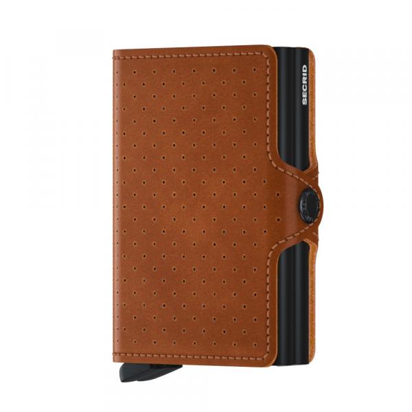 Secrid TWINWALLET Perforated cognac