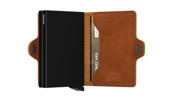 Secrid TWINWALLET Perforated cognac