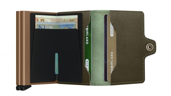 Secrid TWINWALLET Saffiano Olive