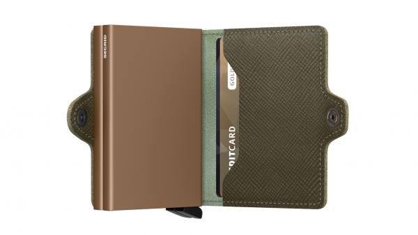 Secrid TWINWALLET Saffiano Olive