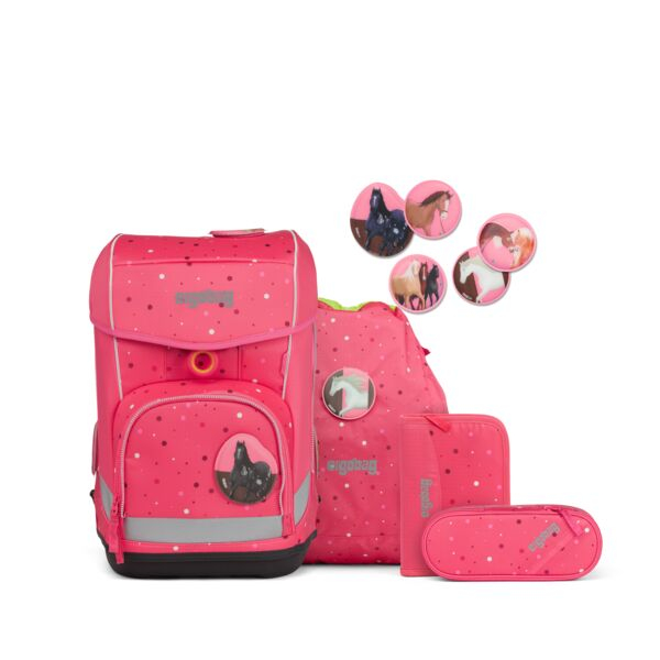 Ergobag cubo light Schoolbag Set Holiday RideBearcourt
