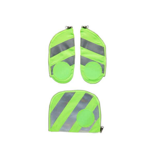 ergobag Fluo-Zip Set mit ReflektorstreifenGrün