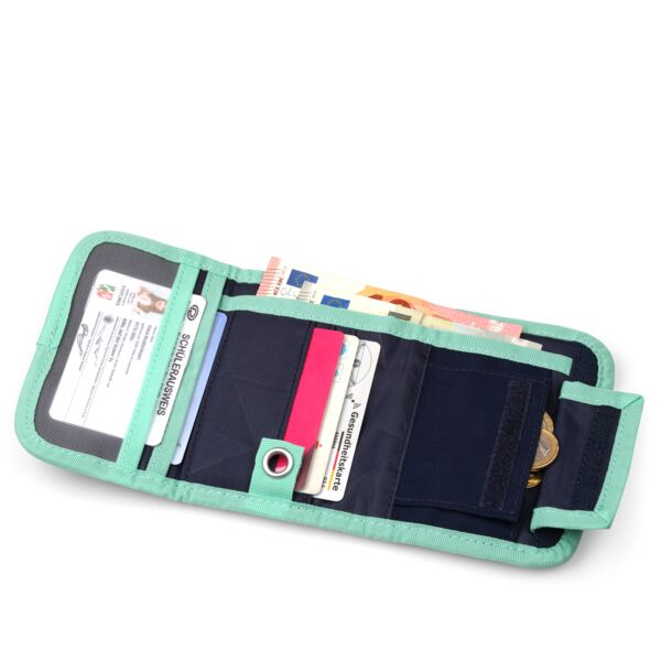 satch Wallet Ocean Mint