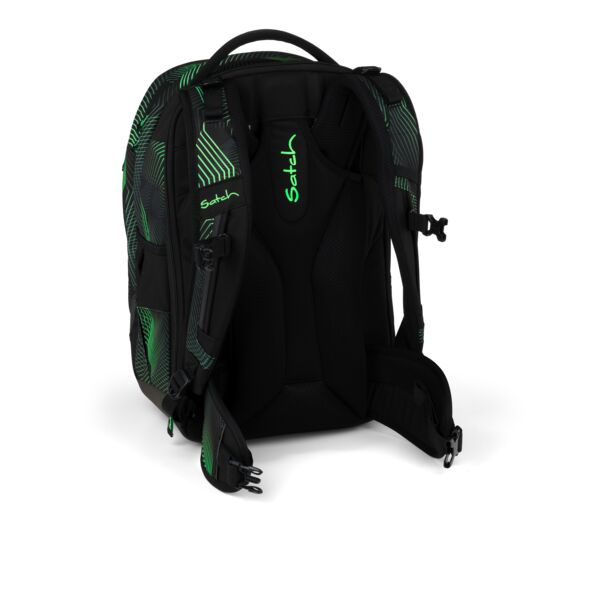 satch Match plus Rucksack  Seismic Green