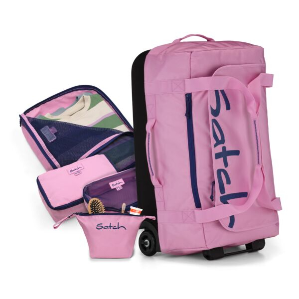 Satch Quest 3 tlg. Reisekoffer Set 60 l Jet Pink