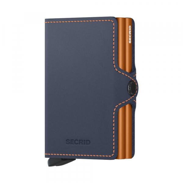 Secrid TWINWALLET Matte Night Blue-Orange