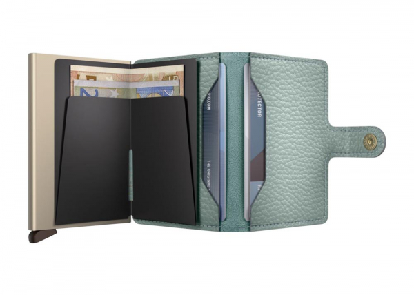 Secrid Miniwallet Pebble sea green