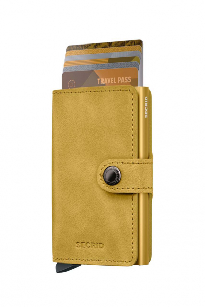 Secrid Miniwallet Vintage Yellow