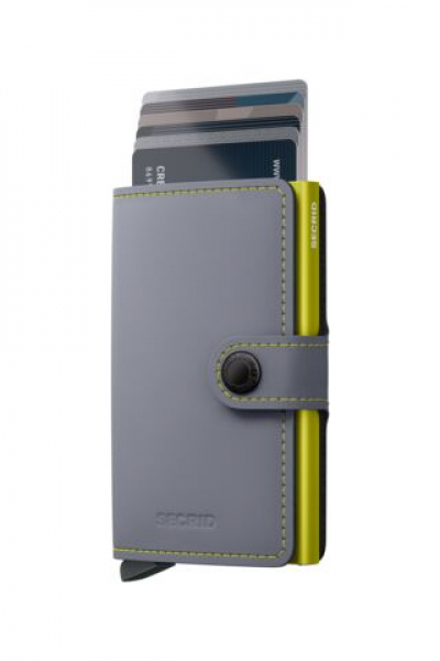 Secrid Miniwallet  Matte grey lime
