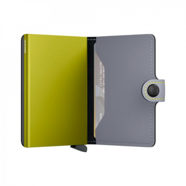 Secrid Miniwallet  Matte grey lime