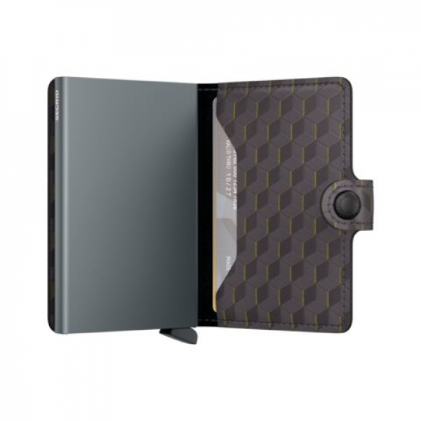 Secrid Miniwallet Optical Grey Yellow