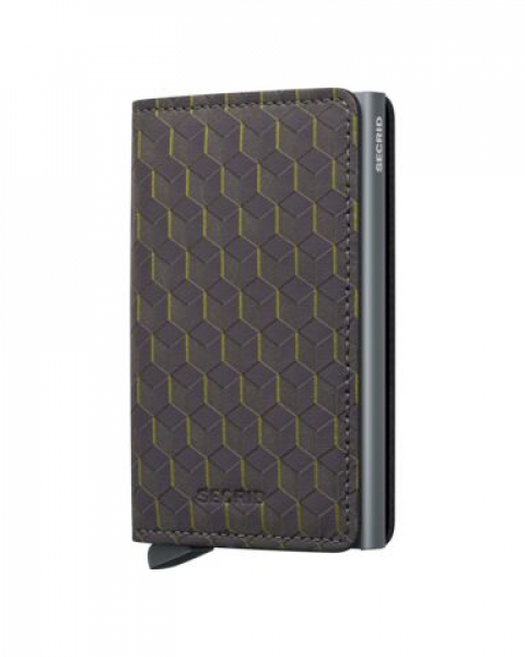 Secrid Slimwallet Optical Grey Yellow