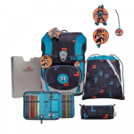 DER DIE DAS school bag set ErgoFlex Tiny Ninja Fighter 5-piece